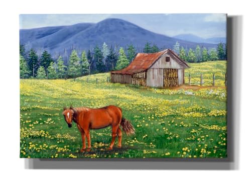 Epic Graffiti 'The Tobacco Barn' by Arie Reinhardt Taylor, Canvas Wall Art, 26"x18"