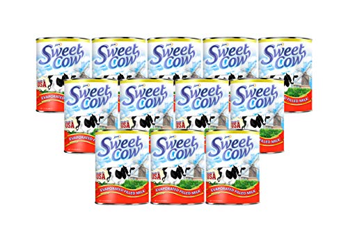 Image of Jans Sweet Cow Evaporated Dairy Milk, 13.7 oz, Pack of 12, Canned