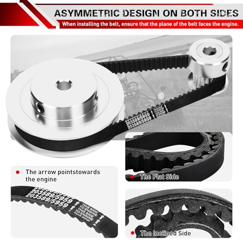 Image of 3 Pcs 30 Series Torque Converter Belt for Coleman KT196 CK196 CT200U BT200X 196cc 212cc Engine Mini Bike Go Kart, 203589 /5959 Go Kart Belt Replacement for Manco 5959 Comet 203589A Murray 12-8487