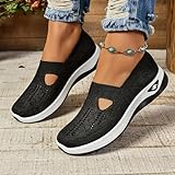 Generic Zapatos para caminar para mujer: transpirables, cómodos, antideslizantes, ligeros, con soporte de arco, perfectos para interiores y exteriores, primavera, verano, otoño, blanco, tallas de