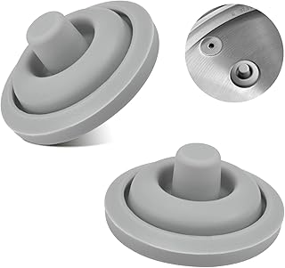 Pressure Indicator Pin Gasket W6093109502 Fits WMF Perfect & Perfect Plus Pressure Cooker, Food-Grade Silicone, Leak-Proof Cooking Indicator Replacement Gasket Seal, Accurate Pressure Regulation-2PACK
