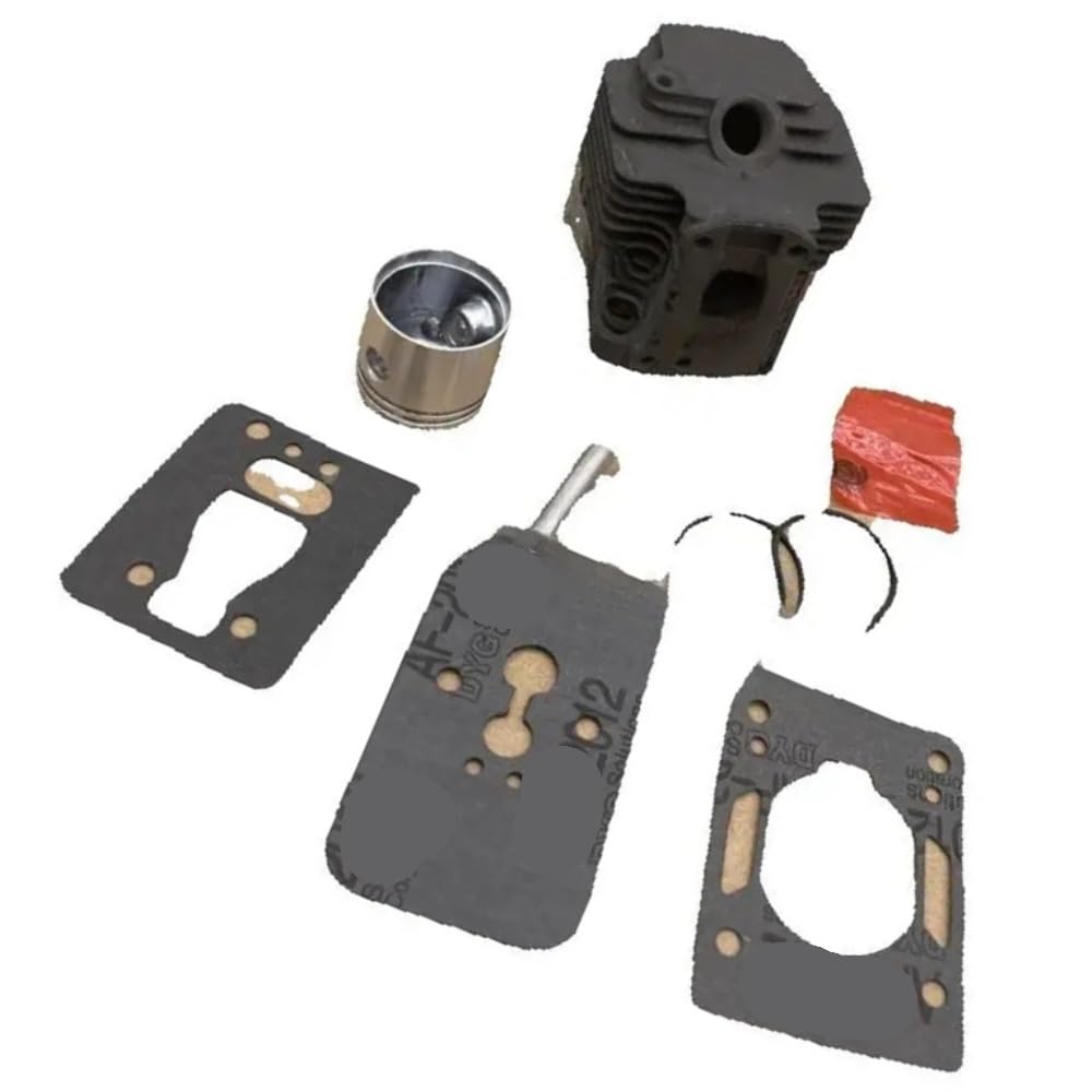 Piston cylindre segments TUE26 CC227 pour moteur thermique deux temps