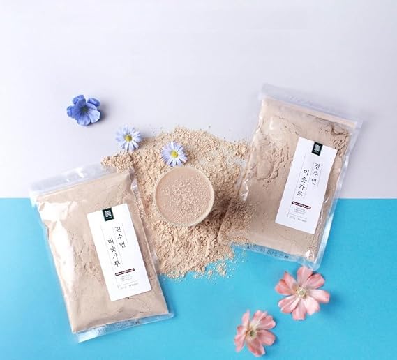Korean Roasted Mixed Grain Powder Drinks  500g/17.6oz. Multi-Grain Mix Drink, Nutty Flavor, Korean Misugaru