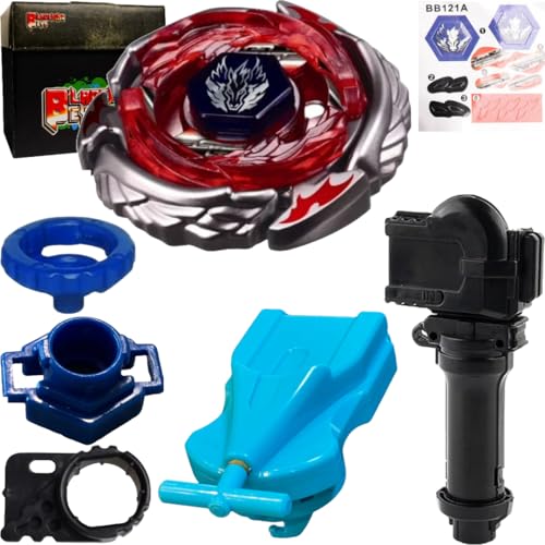 Image of BLADEKING BEYS BB-121 Wing Pegasis 90WF + 1 Way String Launcher (Right Spin) + Grip +Toy Storage Box