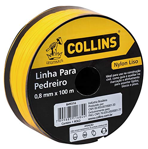 LINHA PEDREIRO NYLON AM 0,80M X 100MTS