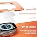 Uluck 3 Stück Panzerglas Kompatibel Apple Watch Ultra 3 (2025)/ Ultra 2/ Ultra 49mm, 3 Stück 9H Displayschutz mit Auto-Ausrichtungskit, Blasenfreie, Wasserdicht, Kratzfest