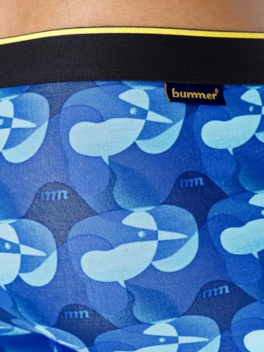 Image of Bummer Printed Micro Modal Trunks Underwear for Men - Ultra Soft & Breathable, 3 Times Softer Than Cotton, Anti-Bacterial, Stretchable for Ultimate Comfort & Style, Pack of 1 (A Shark Tank Product)