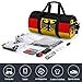 IRUOYA Flag German Coat of Arms Cylindrical Gym Bag 23L Oxford Duffle Storage Tote Waterproof Fitness Bag for Sport Swimming Yoga Overnight Travel