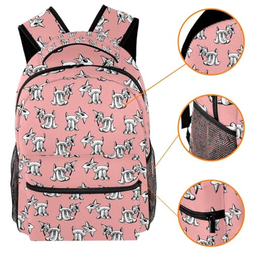 Sac à dos d'école design chèvre pour les cours, les sorties et les weekends