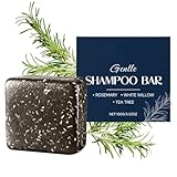 Champú sólido para el cabello, 100 g de cuerpo y cara, champú con romero, limpieza intensiva, volumen dinámico y cabello reforzado, para viajes, hogar, ducha, baño, fitness
