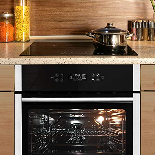 Autarkes Herdset: 60cm Einbaubackofen EB8313ED + 59cm Induktionskochfeld IND5901FZ / Pizzafunktion/Grill/Umluft/Heißluft… – Bild 4