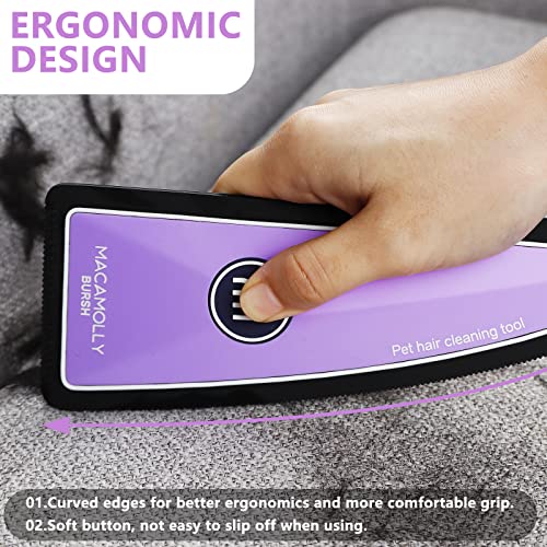 Macamolly Pet Hair Remover for Car Detailing Supplies,Cat Dog Hair Remover for Car Interior,Pet Hair Detailer for Auto Detailing,Carpet,Furniture,Clothing,Pet Hair Cleaning Tool Deep Cleaning Fabric - Thumbnail 5