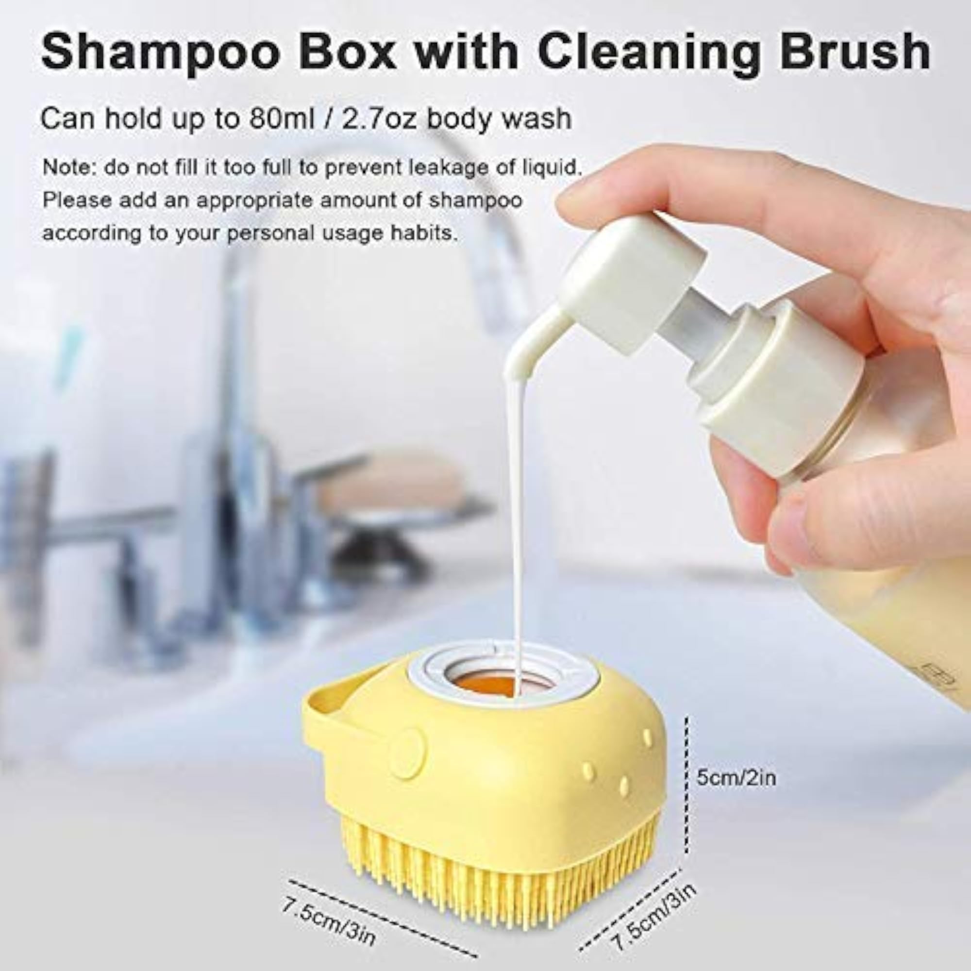 Silicon Massage Bath Brush for Cleaning Body