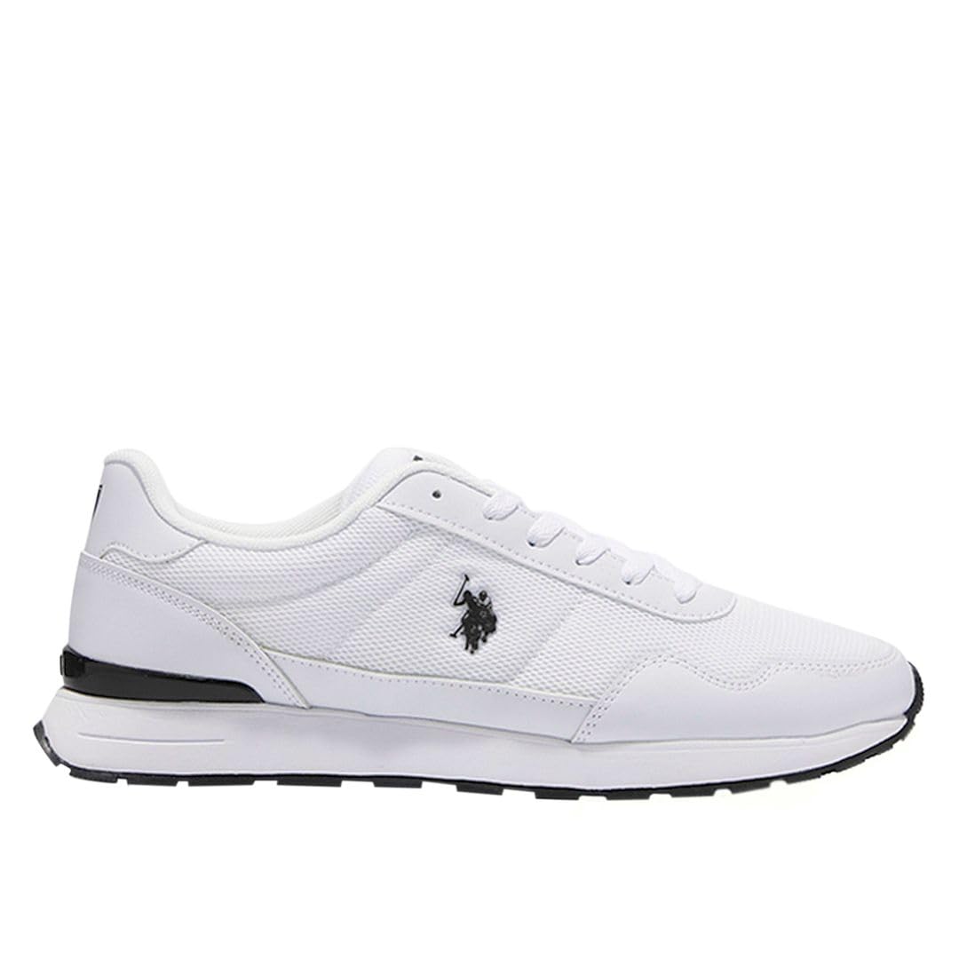 US Polo Assn Men 3M DECEMBER 3FX Low Top Sneakers 42 EU White