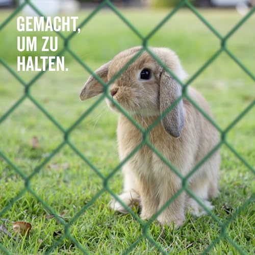 Alberts 604769 Maschendraht-Geflecht | verschiedene Längen und Höhen - wahlweise in verschiedenen Farben | grün | Höhe 125 cm | Länge 25 m