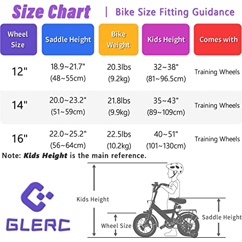 Glerc 14 Inch Kids Bike For 3 4 5 Years Old Little Girls Cute Bicycles With Basket Training Wheels And Bell,Color Pink & White #TOP5