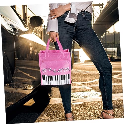 OFFSCH Sacola De Notas Musicais Sacolas Bolsas A Sacola De Armazenamento Com Alça Bolsa De Armazenam
