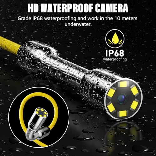 Wohuole 579DVR Sewer Camera 100Ft,Wohuole Pipe Inspection Camera Lcd Monitor thumb #2