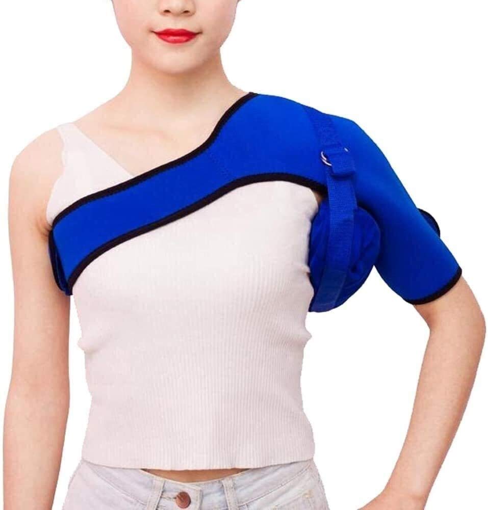 Soportes para el Hombro, Soporte para el Manguito rotador de la Eslinga del Brazo para Hombres y Mujeres Manga de compresión del Hombro con Almohadilla de presión Ideal para la articulación