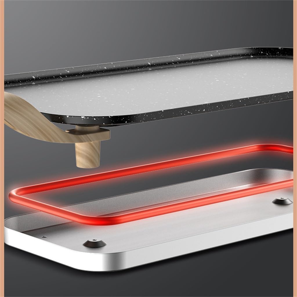 Electric Barbecue Oven Household Smokeless Mechanical and Electrical Grilling Plate for Instant