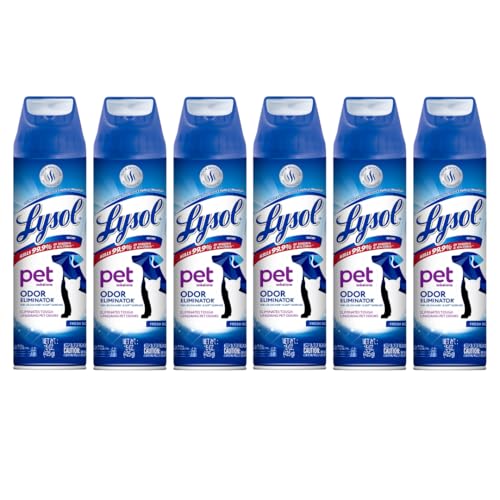 Lysol Pet Odor Eliminator Spray, Sanitizing and Disinfecting Spray for