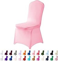 Vista 12 de Funda de elastano para silla, 12 unidades, fundas para silla, fundas para sillas de sala de estar, funda extraíble lavable y elástica para silla