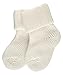 FALKE Unisex Baby Flausch Baumwolle dick einfarbig 1 Paar Socken, Blickdicht, Weiß (Off-White 2040), 62-68
