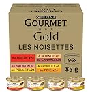 Purina Gourmet Gold Snack Sauce, Wet Cat Food Variety Pack, 96 x 85g Cans