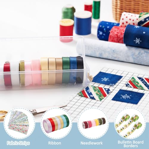 Image of Tioncy 4 Pcs 13 x 4 x 3 in Fabric Strip Case, Gold