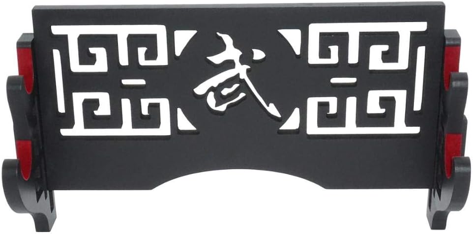 GOONSDS Velvet Protect Sword Wall Mount Sword Holder Display Stand for Katana Wakizashi Genji and Samurai Swords (2 Tier)