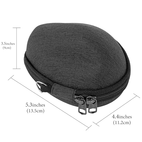 Image of Geekria Ergonomic Mouse Case, Compatible with Razer Pro Click V2 Vertical, Hard Shell Travel Carrying Case (Dark Gray)