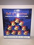 Mr. Cristmas 10 Lighted Brass Bells of Christmas
