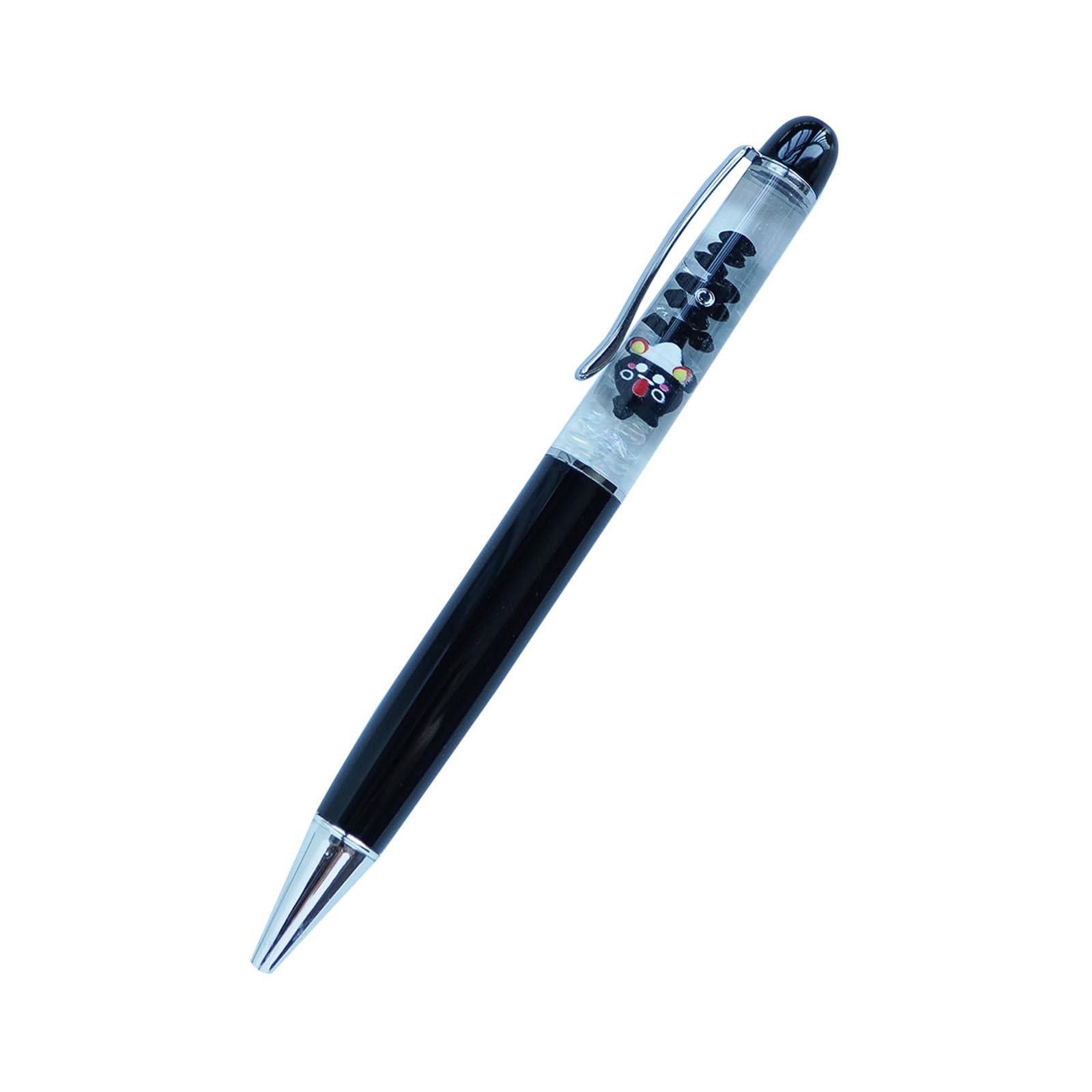 Sikyby Halloween Ghost Fun Pens Cute Floater Floating Liquid Writing Journaling Office Pen Unique Present Gifts(Black) — image 1