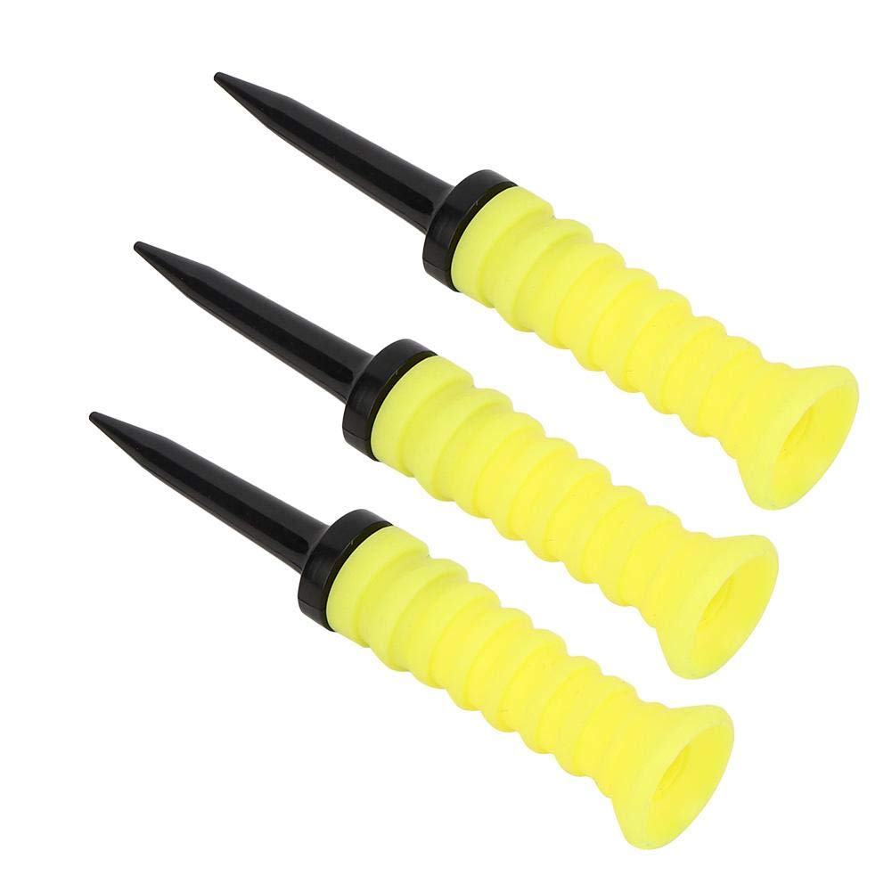 Worii 83mm Low Resistance Tee, Tee, Elastic 3Pcs 34g for Golfer Club Training Tools Practice