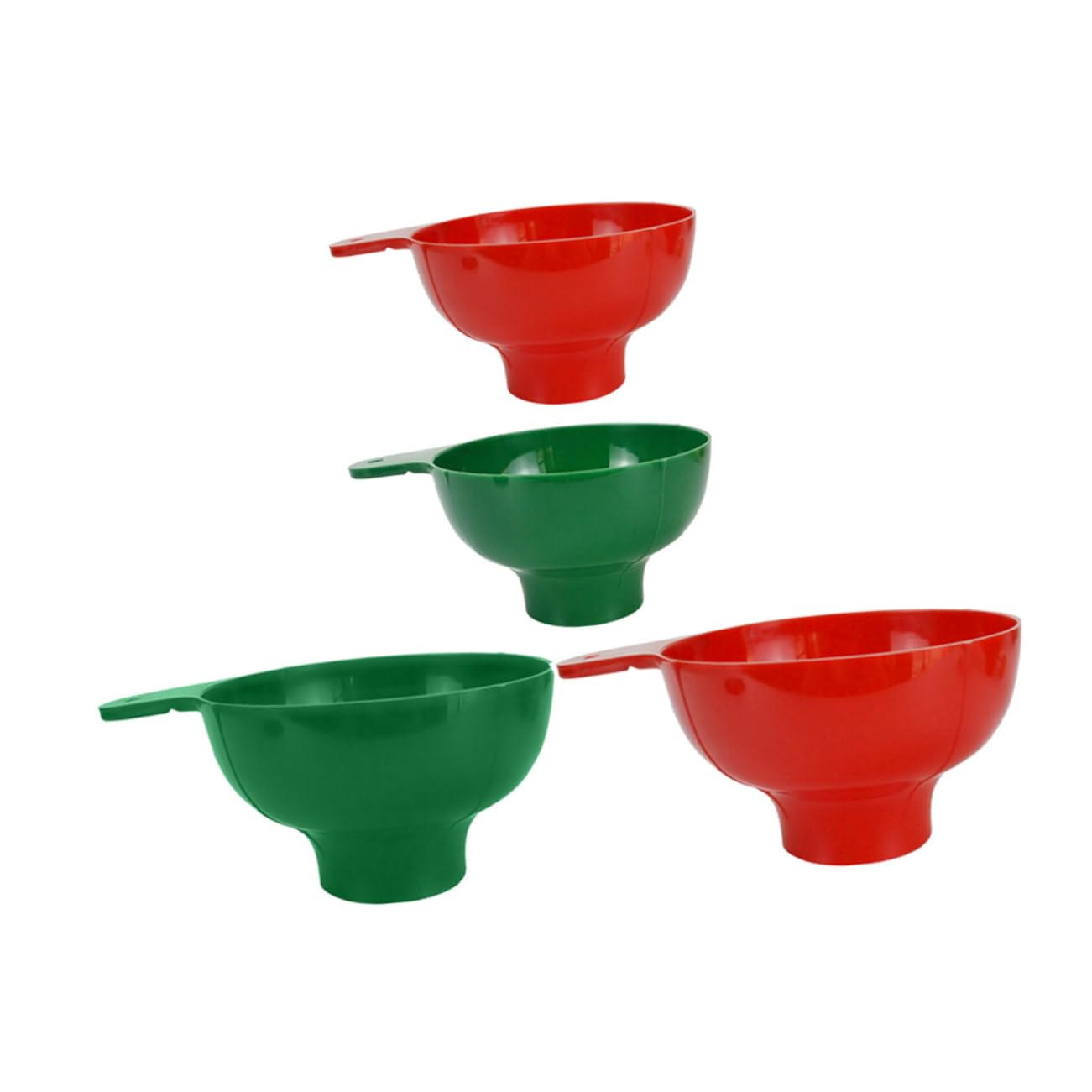 Mobestech Embudo De Plástico De Boca Ancha Llenar Embudo Reutilizable Mermeladas Y Cocinas Y Conservas 4 Piezas X 4