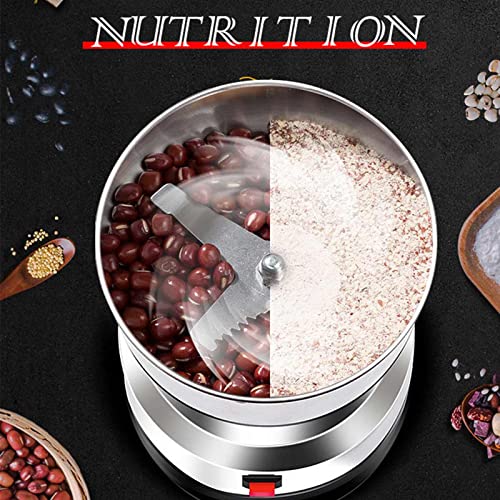 Boyuan Máquina trituradora eléctrica multifunción, molinillo de café eléctrico de 200 vatios, máquina trituradora de… - Imagen 4