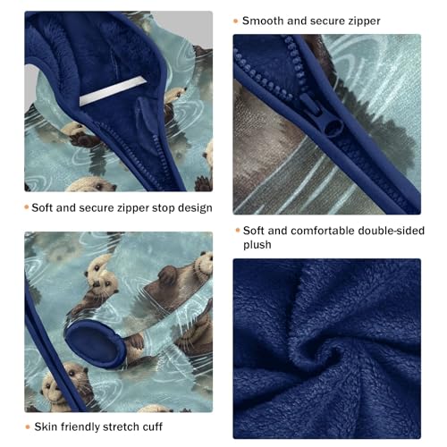 Cute Otter Toddler Boys Winter Coat Comfy Winter Jackets for Toddler Boys 3T3