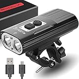 Upgraded Version of Evolva Future Technology Rechargeable X8 Bike Light 1800 Lumens USB Cree LED Headlight Bicycle Light (Upgraded Version)