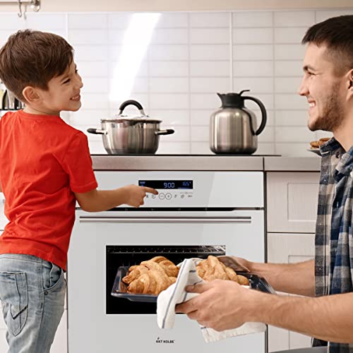 KKT KOLBE Backofen 60 cm weiß | autark | 70L | 3,2kW | Grill | Umluft | Heißluft | Teleskopauszüge | Automatik-Timer | Wärmeschutzverglasung | EB8015W – Bild 4