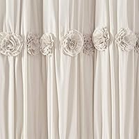 Vista 3 de Lush Decor Darla - Cortina de ducha, fruncido, floral