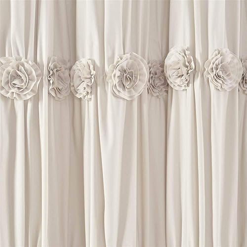 Miniatura 3 de Lush Decor Darla - Cortina de ducha, fruncido, floral