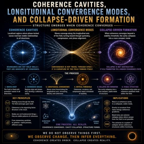3. Coherence Cavities, Longitudinal Convergence Modes, and Collapse-Driven Formation