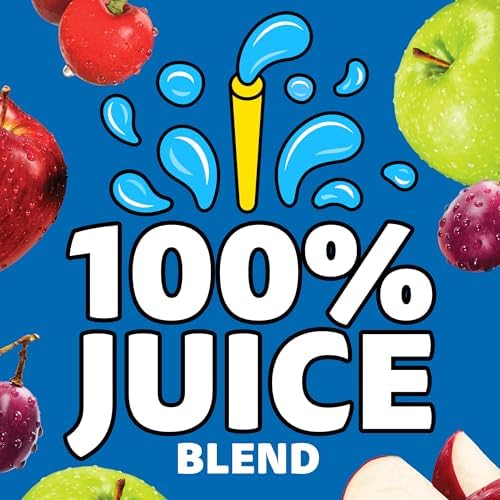 Capri Sun 100% Juice Fruit Punch Naturally Flavored Juice Blend, 40 ct Pack, 4 Boxes of 10 Pouches - 2