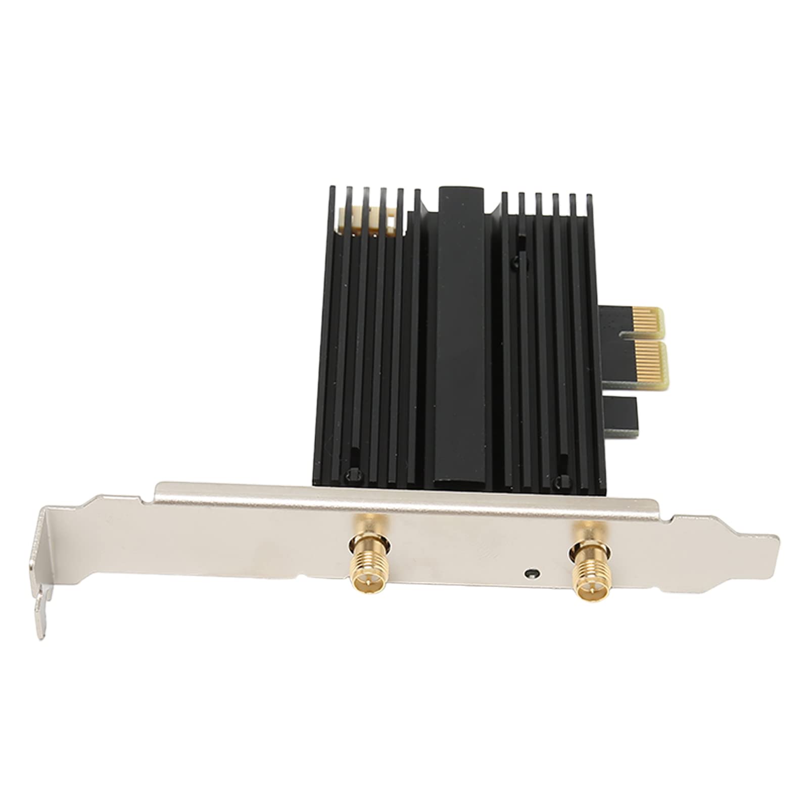 Karta PCIe WIFI, Karta Bezprzewodowa PCIe, Karta Sieciowa AX210, Podwójna Antena BT5.2, 6 Ghz 5 Ghz 2,4 Ghz, Plug and Play, do Komputerów Stacjonarnych