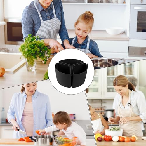 Liner de silicona para olla lenta con 3 compartimentos plegables 7