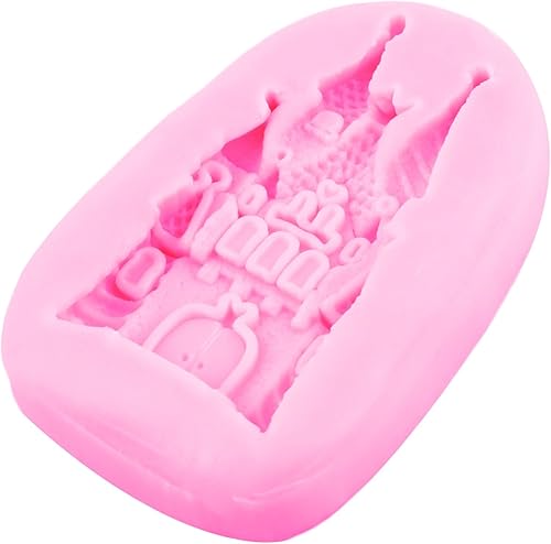 Miniatura 6 de Moldes de silicona para fondant de castillo de cuento de hadas para decoración de tartas, decoración de cupcakes, pasta de goma de caramelo de