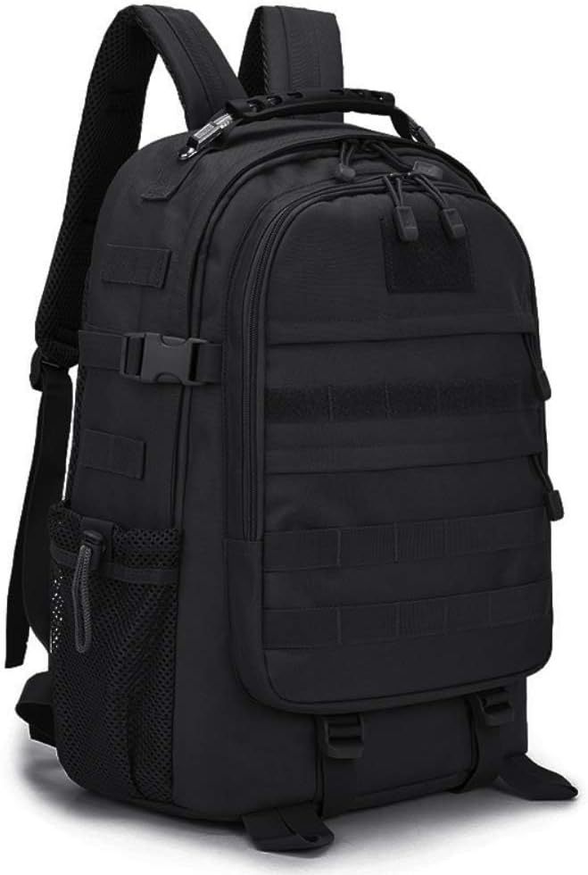 VINBAGGE Military Tactical Hiking Backpack Outdoor Waterproof Trekking Men's 35L/40L Molle Assault Survival Tactical Travel Work Backpack, black