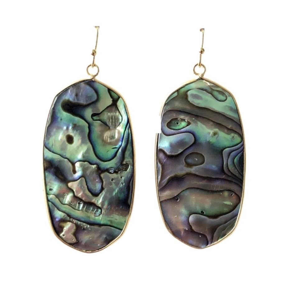 Boucles d'oreilles géométriques ormeau légères pour sublimer les teints ternes - 2