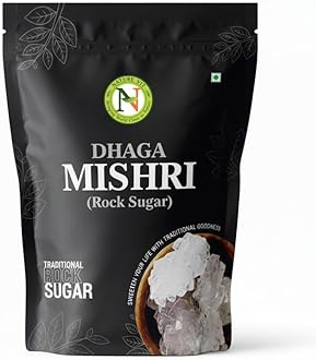Nature Vit Dhaga Mishri, 900g | Rock Sugar | Pure Thread Crystal | Thread Mishri | Mishri Crystal
