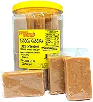 Paçoca Caseira Embalada Individual Pote Com 20un 1,1kg D. Rachid